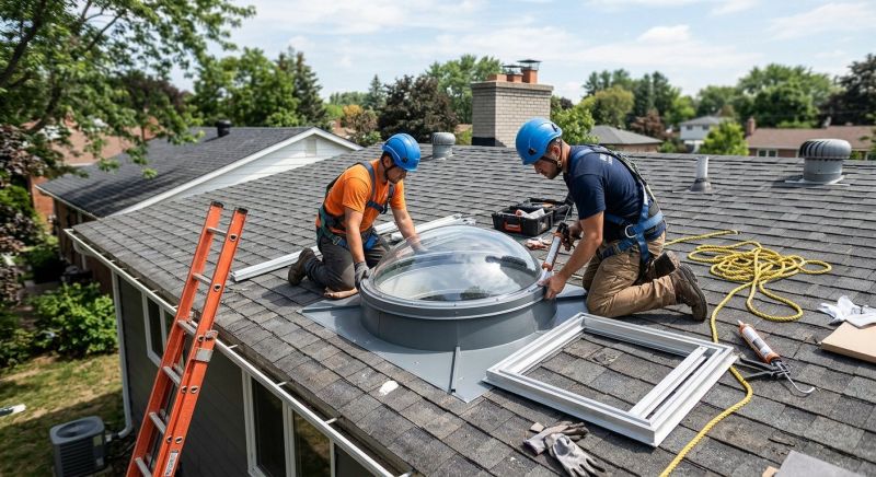 Dome Skylight Replacement in Marin County, CA